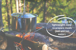 Enhance your camping experience with healthy light weight meals !